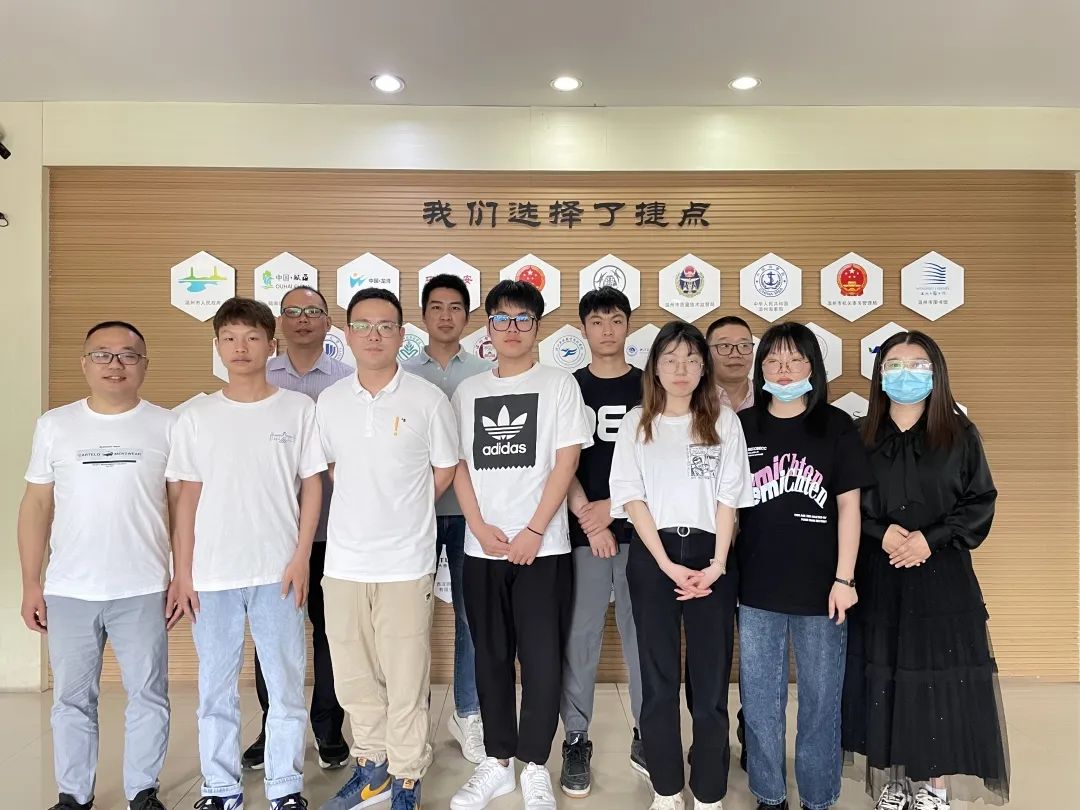 溫州科技職業學院老師走訪捷點進行畢業綜合...